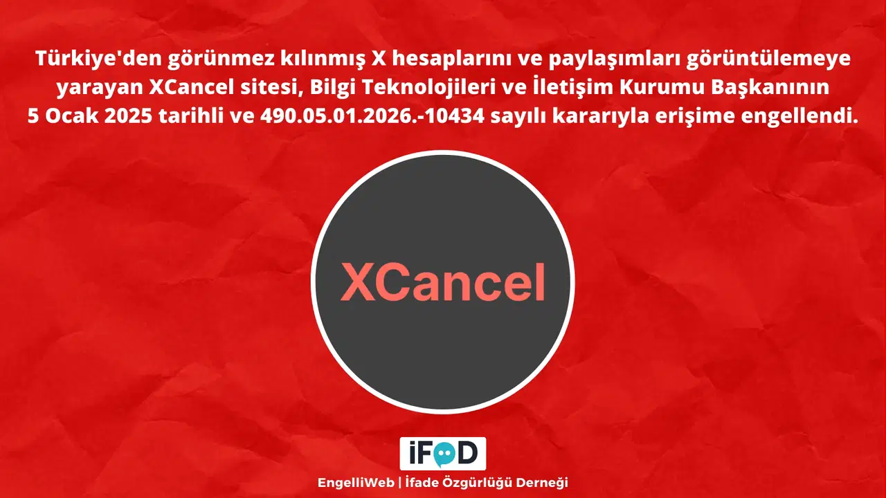 Erişime engellenen X hesaplarını gösteriyordu: O siteye erişim engeli