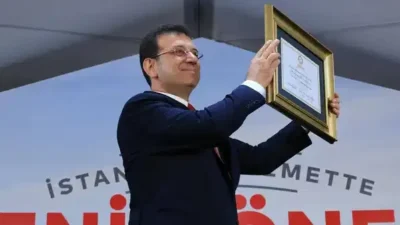 İBB Başkanı Ekrem İmamoğlu’nun, Cumhurbaşkanı adaylığını ilan etmesinin ardından iptal