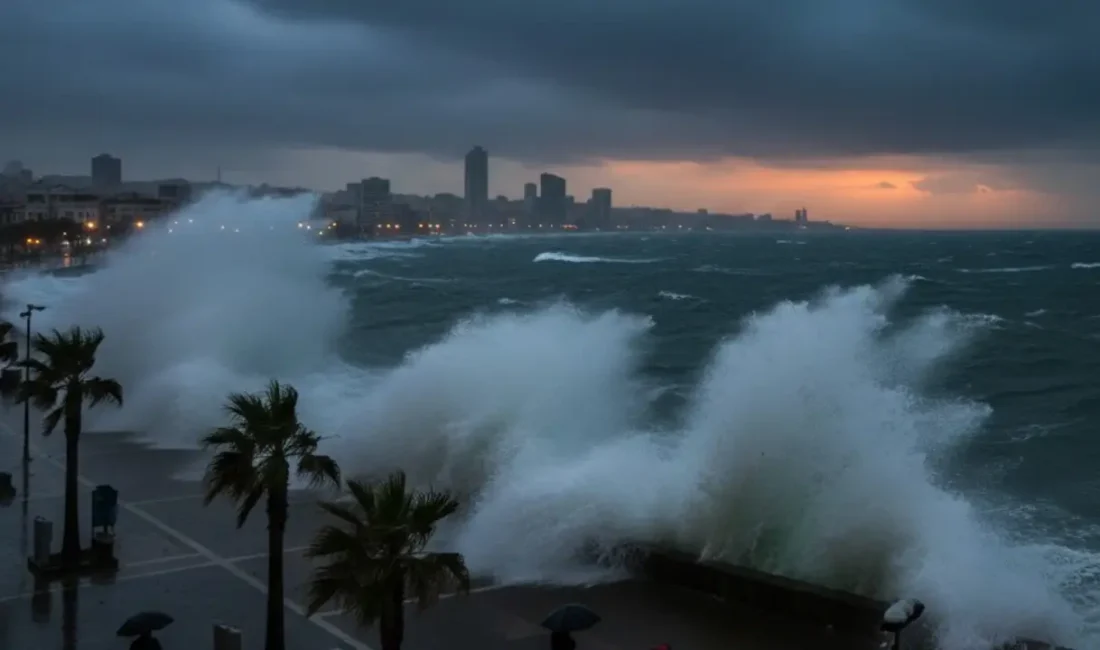 Ege Denizi'nde akşam saatlerinden itibaren hava sertleşiyor. Kuzeyde başlayıp güneye