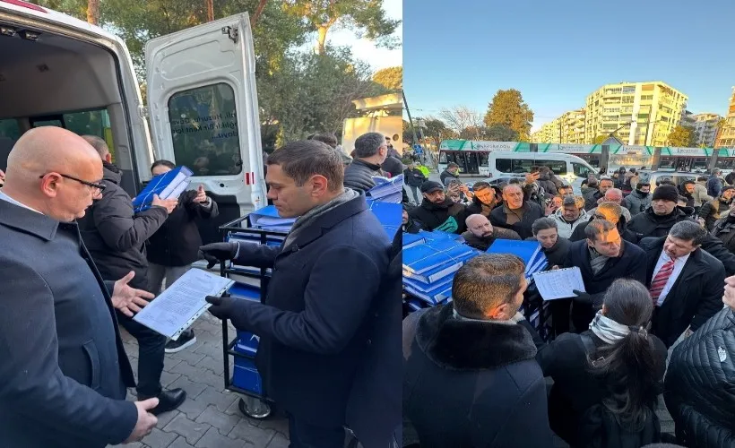 Paylaşımlı yolculuk için İzmir’de düğmeye basıldı. El arabasıyla taşınan imzalar,