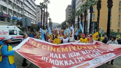 Kamu emekçileri İzmir'de iş bıraktı! Maaşların vergi ve kira kıskacında