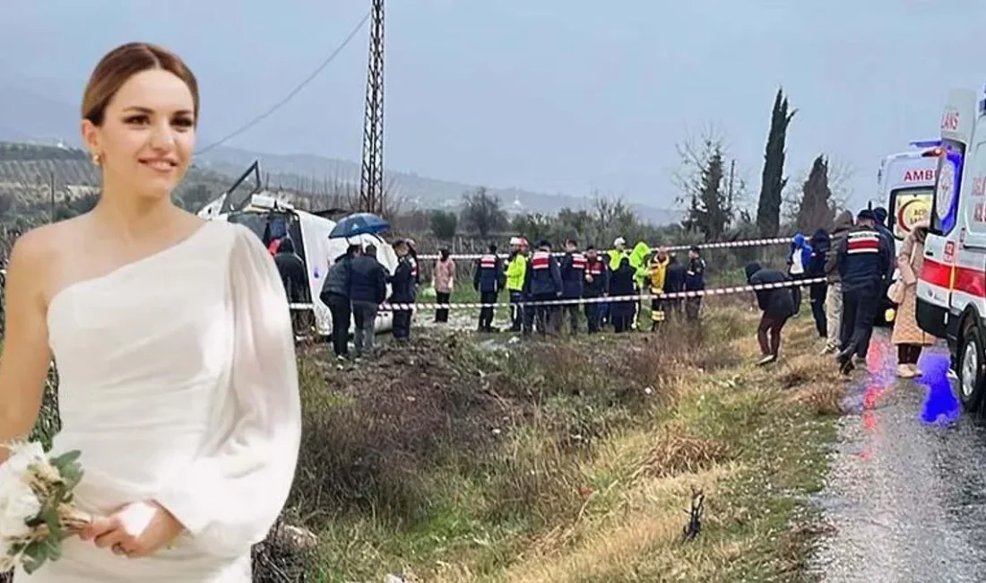 Denizli'den Buldan'a sağlık personeli taşıyan servis midibüsünün devrilmesi sonucu meydana