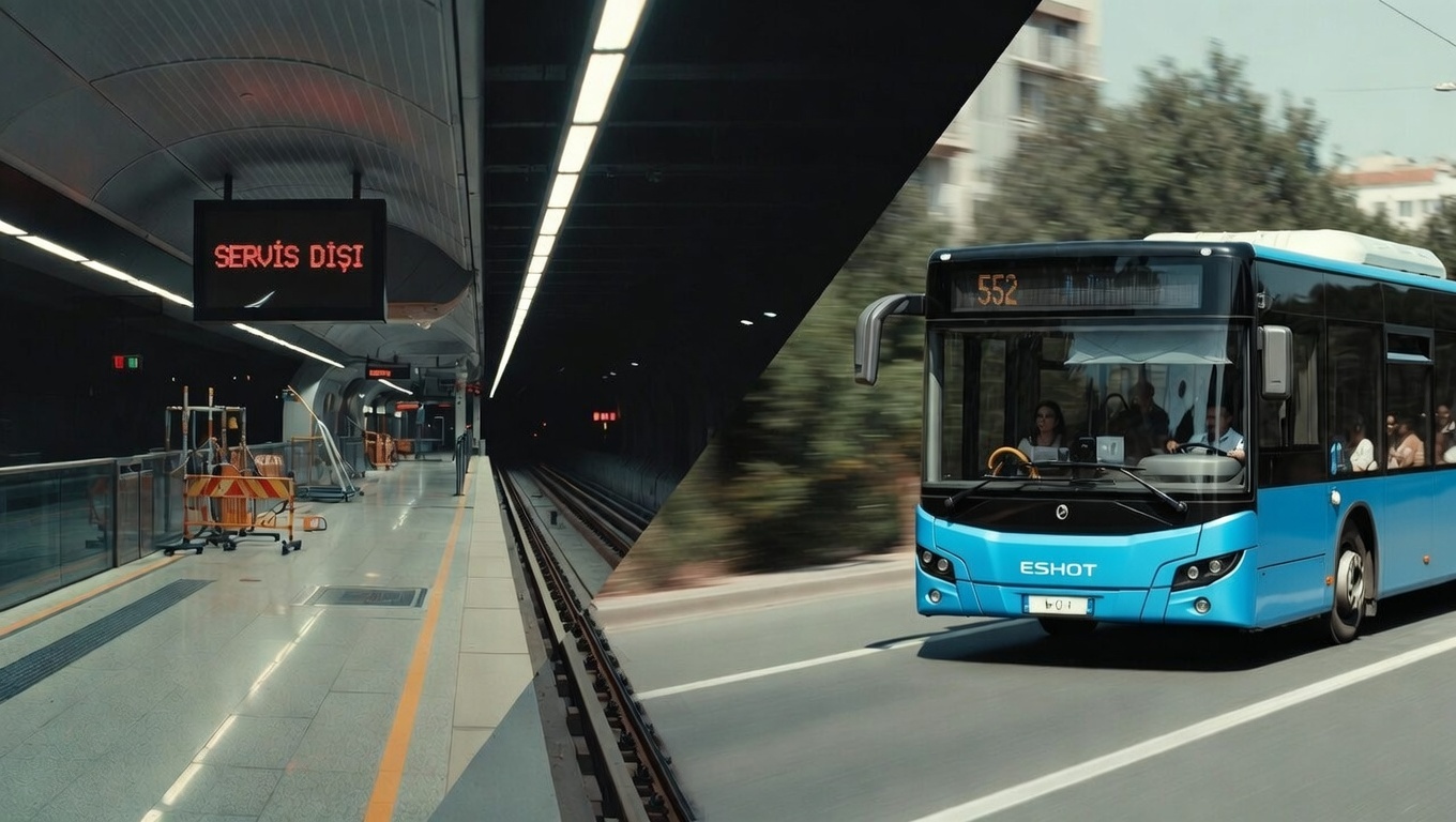 25 Ocak Pazar günü metroda şalterler iniyor! Fahrettin Altay ve