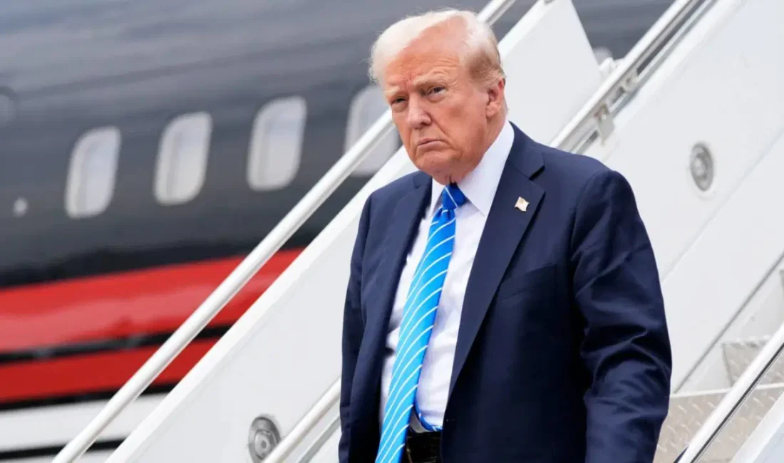 Dünya Ekonomik Forumu (Davos) için İsviçre'ye gitmek üzere havalanan ABD