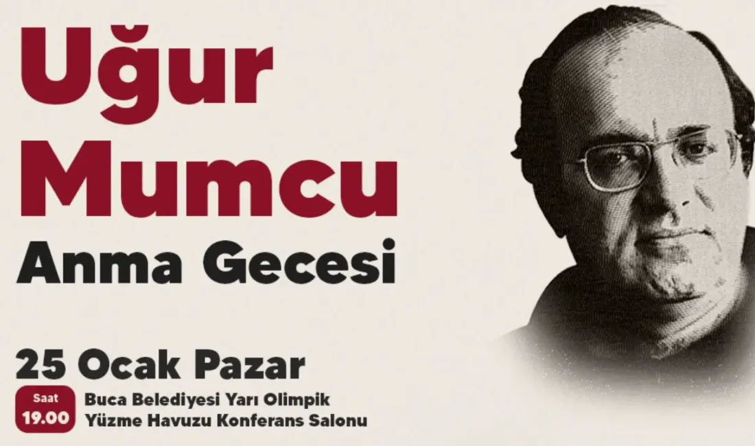 Araştırmacı gazeteci ve yazar Uğur Mumcu, yitirilişinin 33’üncü yılında Buca’da