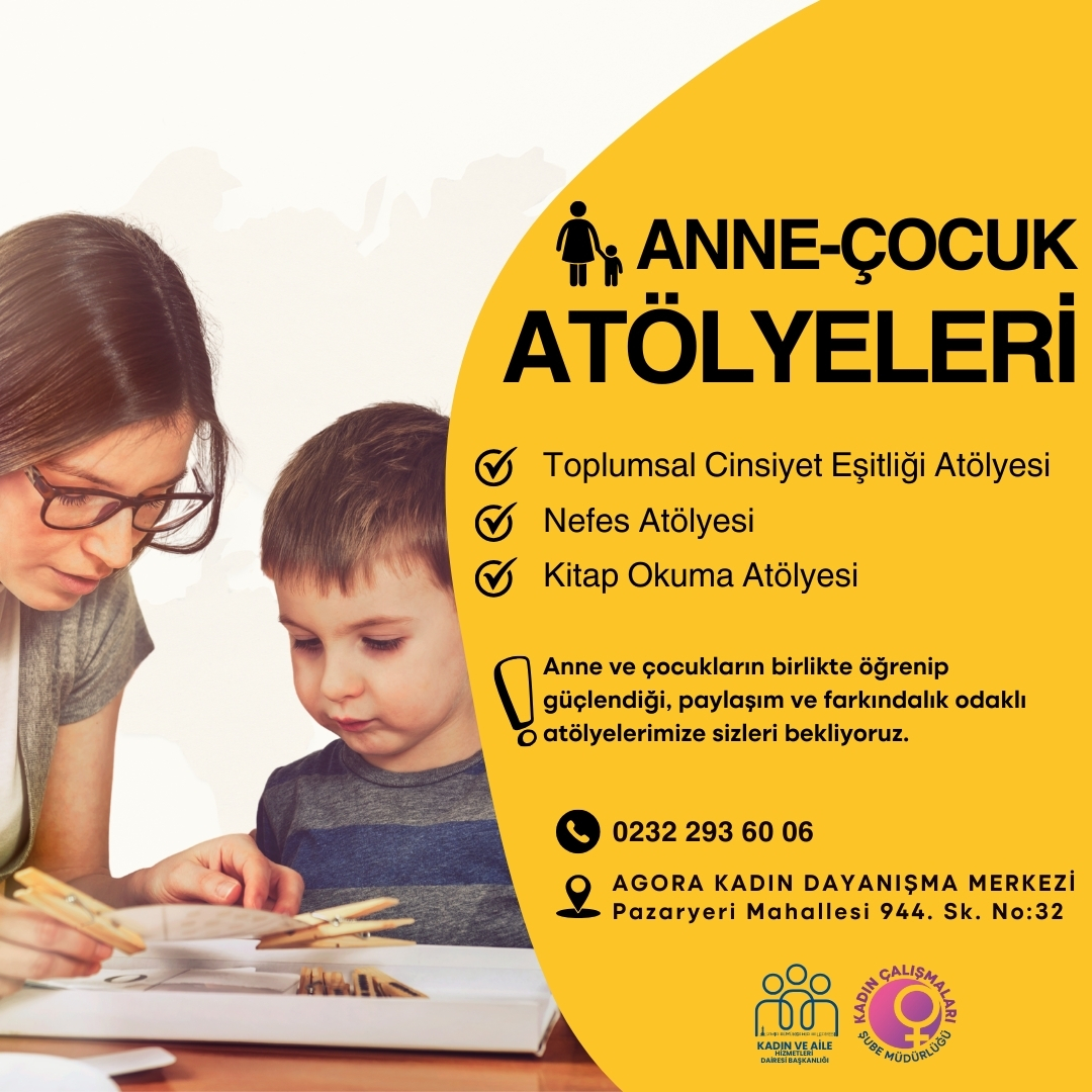 Anne ve çocuklara güç veren atölyeler başlıyor: Çocuğunuzla bağınız burda güçlenecek