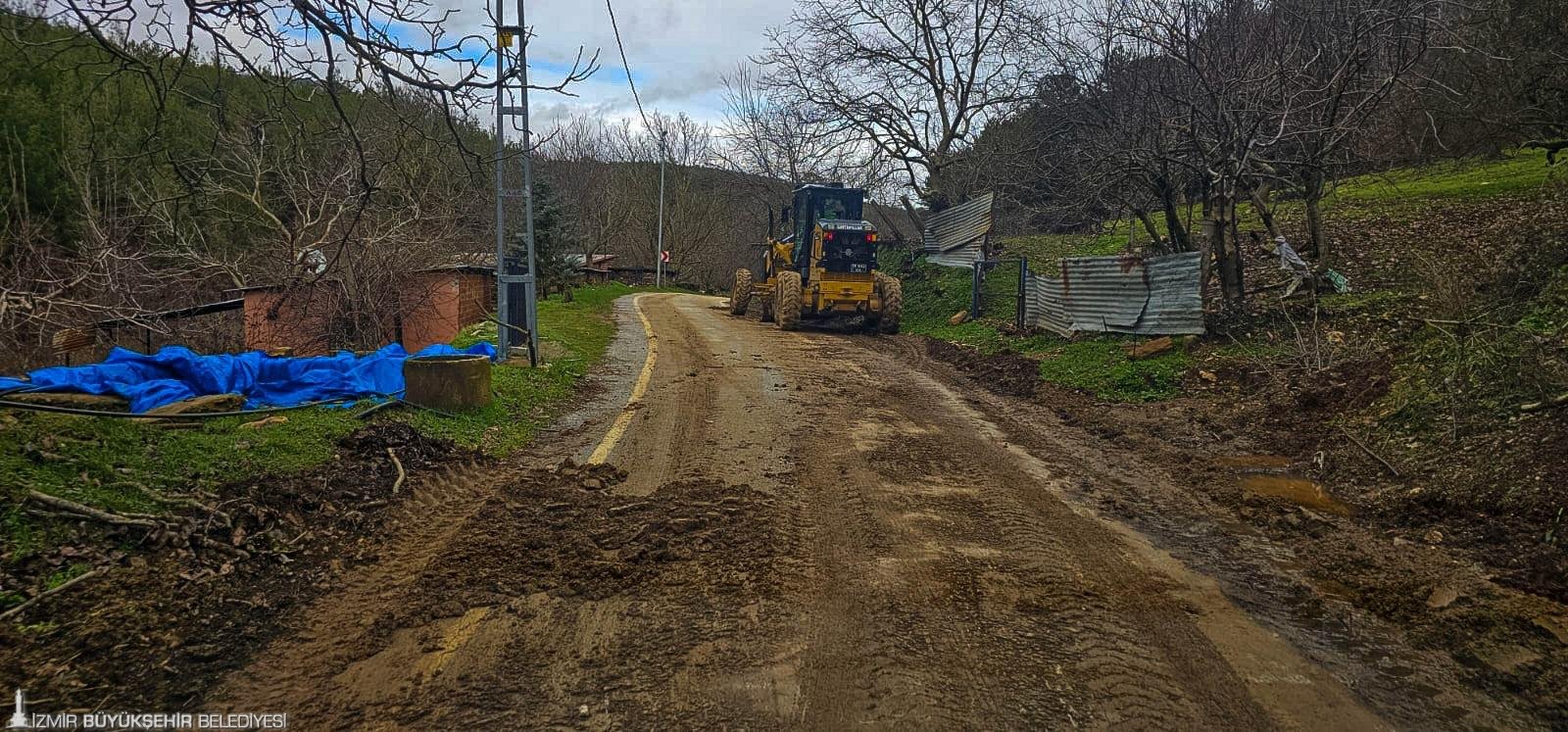 İzmir kırsalında yağış müdahalesi; ekipler teyakkuzda: Cuma o saate kadar dikkat