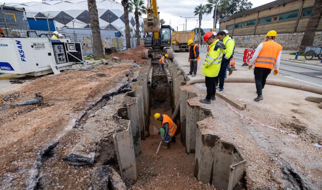 İzmir Büyükşehir Belediyesi, Dünya Bankası finansmanıyla Alsancak’ın altyapısını sil baştan