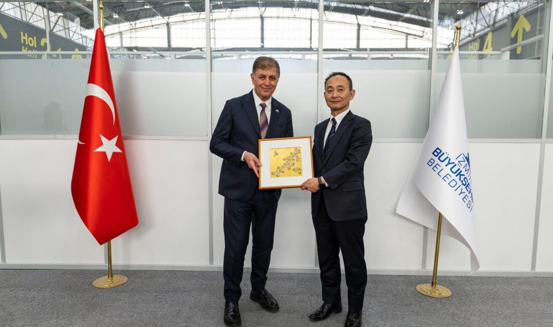 İzmir Büyükşehir Belediye Başkanı Dr. Cemil Tugay, Japonya’nın İstanbul Başkonsolosu