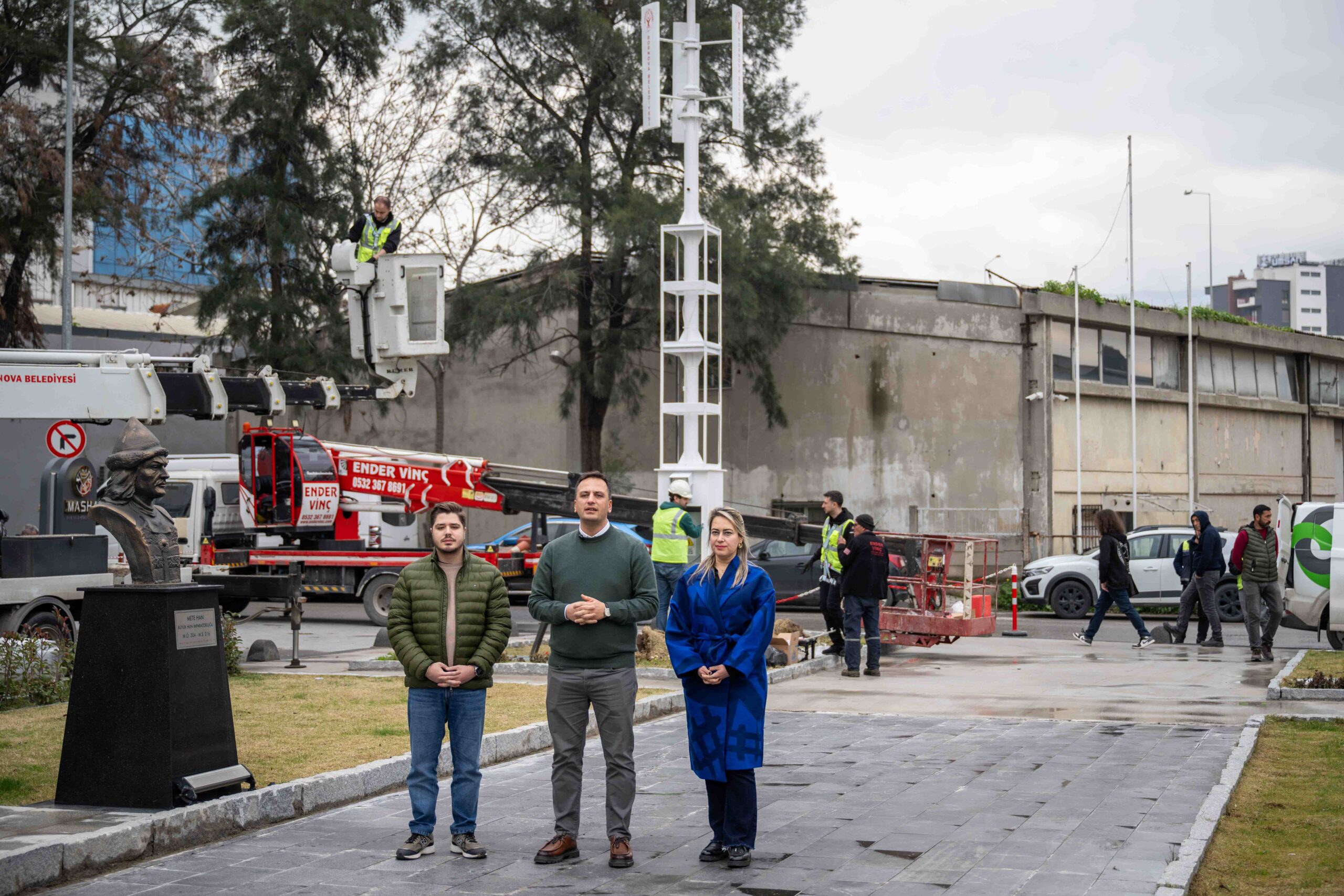 Bornova’dan Türkiye’ye enerji hamlesi: En kapsamlı hibrit direk Abide-i Hürriyet Meydanı’nda