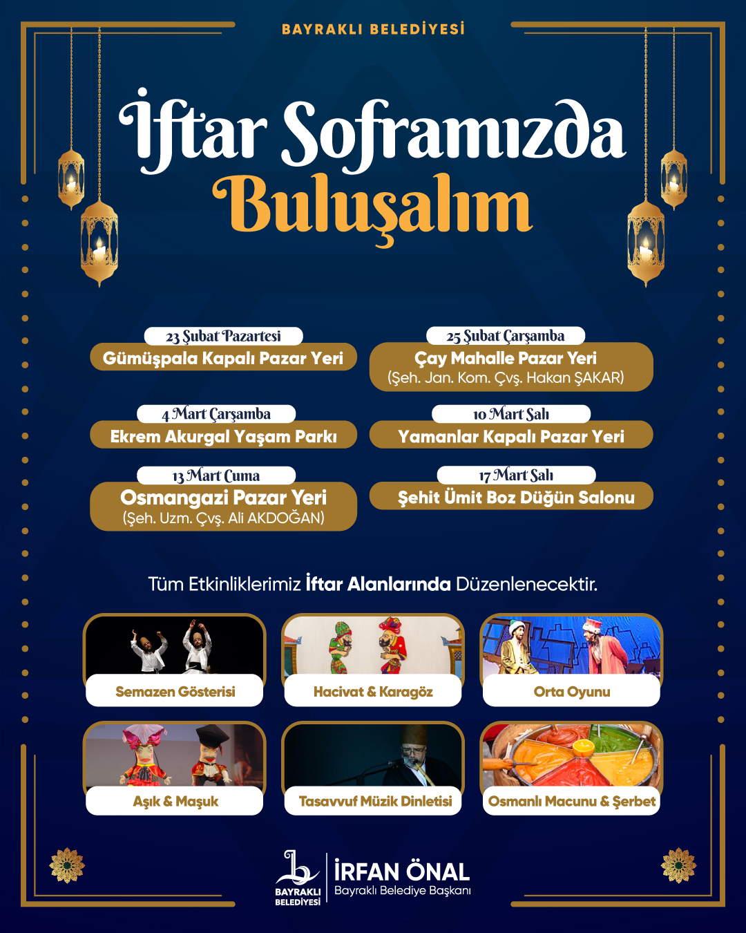 Bayraklı'da eski Ramazanlar canlanıyor: İlk gönül sofrası bugün kuruluyor