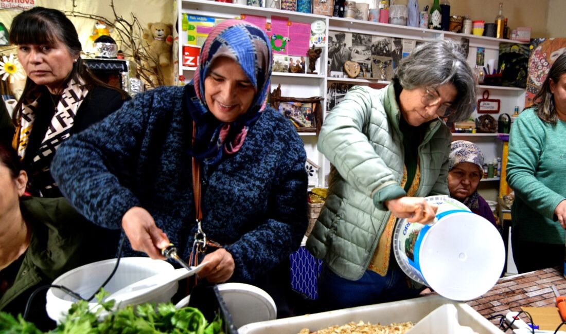 Bornova Belediyesi’nden döngüsel ekonomi hamlesi! Pazar artıkları ve marangoz atıkları