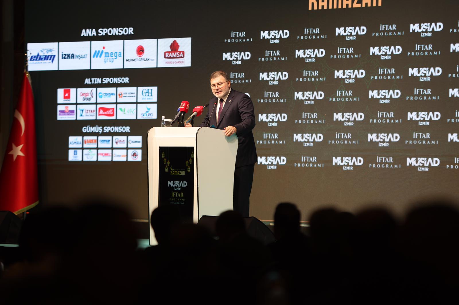 Başkan Saygılı, MÜSİAD İzmir iftarında konuştu!