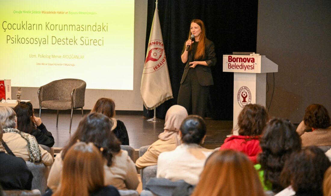 Çocuğa yönelik şiddet Bornova Belediyesi’nin ev sahipliğinde düzenlenen panelde masaya
