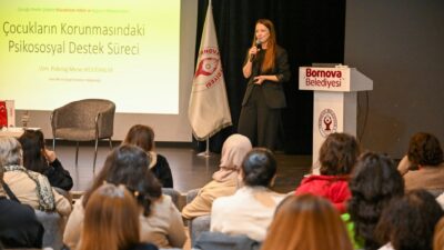 Çocuğa yönelik şiddet Bornova Belediyesi’nin ev sahipliğinde düzenlenen panelde masaya