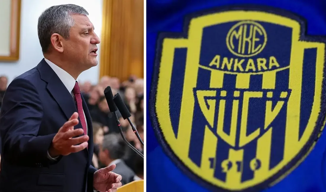 CHP Genel Başkanı Özgür Özel, grup kürsüsünden Ankaragücü tribün liderlerini