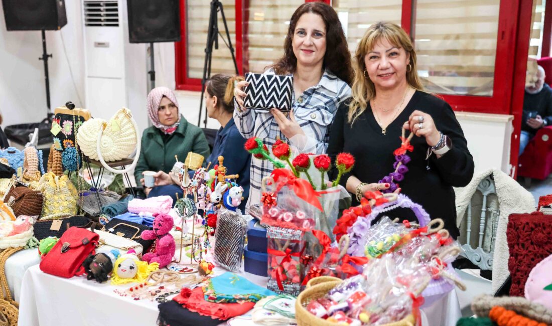 Şirinyer'de Sevgililer Günü bu yıl farklı kutlandı! Bucalı kadınların el