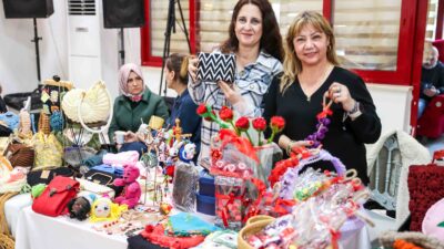 Şirinyer'de Sevgililer Günü bu yıl farklı kutlandı! Bucalı kadınların el