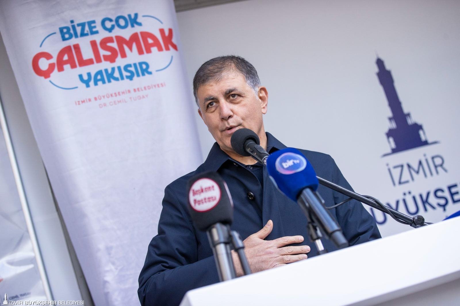 İzmir Büyükşehir Belediye Başkanı Dr. Cemil Tugay, hafta sonu katıldığı