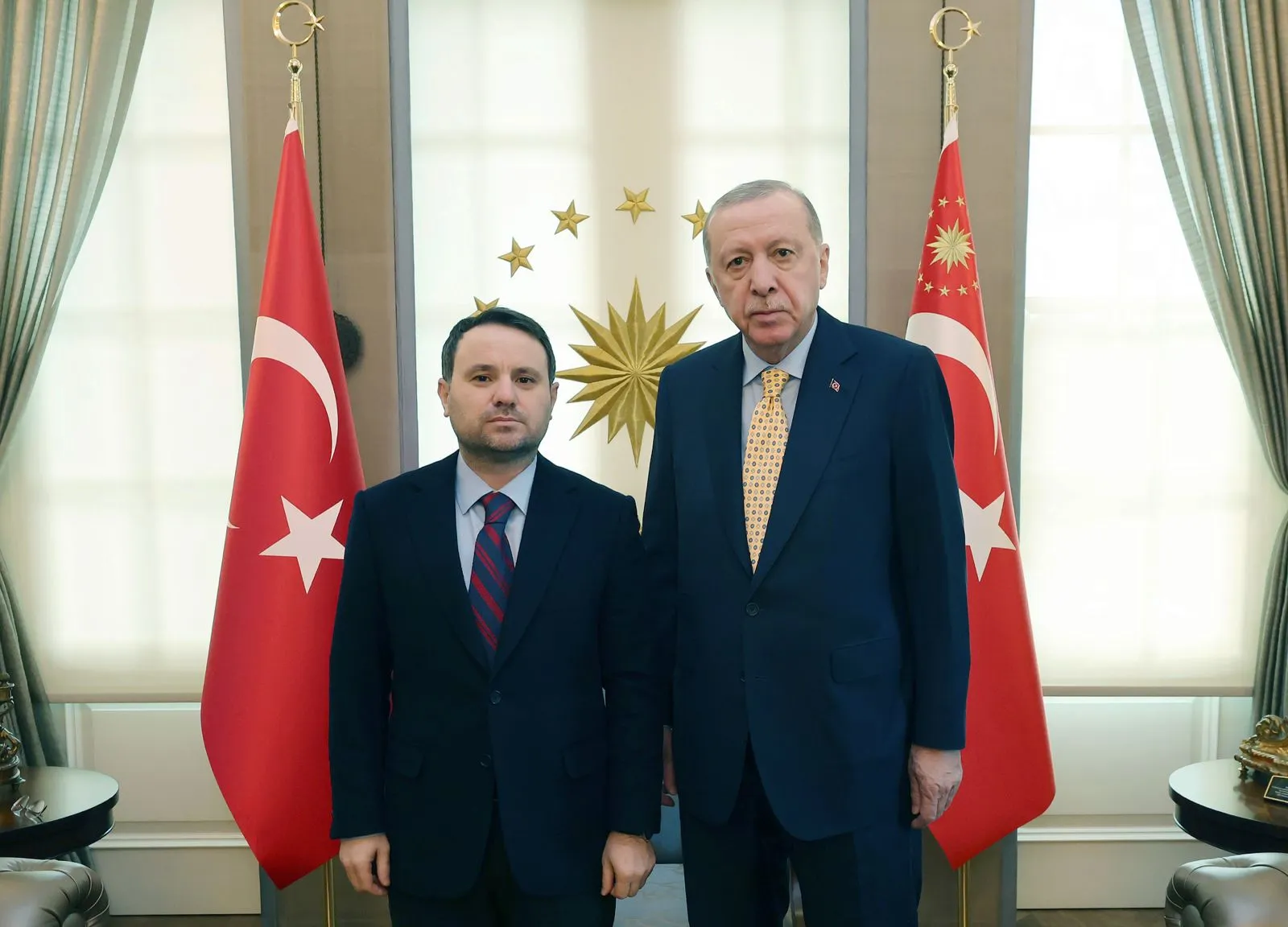 Külliyede kritik kabul: Cumhurbaşkanı Erdoğan Gürlek ve Çiftçi'yi kabul etti