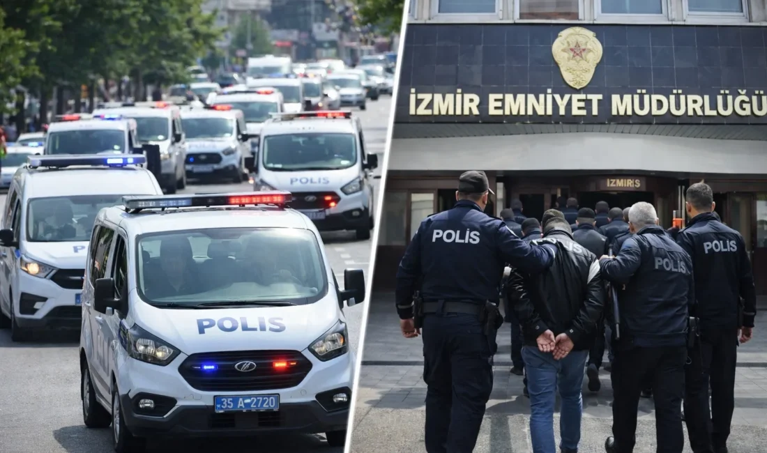 İzmir polisi, il genelinde aranan şahısların yakalanmasına yönelik başlattığı eş