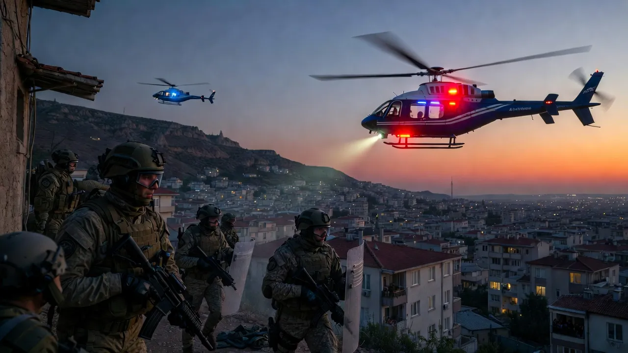 Şafak vakti helikopter sesiyle uyandılar! İzmir’de suç örgütüne büyük kıskaç 1 Şafak vakti helikopter sesiyle uyandılar! İzmir’de suç örgütüne büyük kıskaç