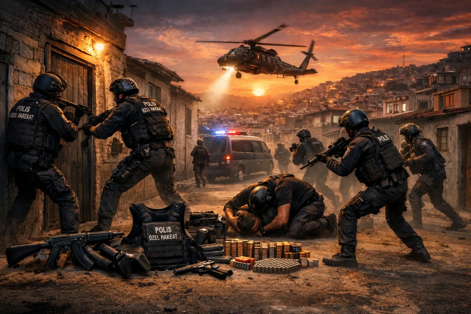 Şafak vakti helikopter sesiyle uyandılar! İzmir’de suç örgütüne büyük kıskaç 2 Şafak vakti helikopter sesiyle uyandılar! İzmir’de suç örgütüne büyük kıskaç