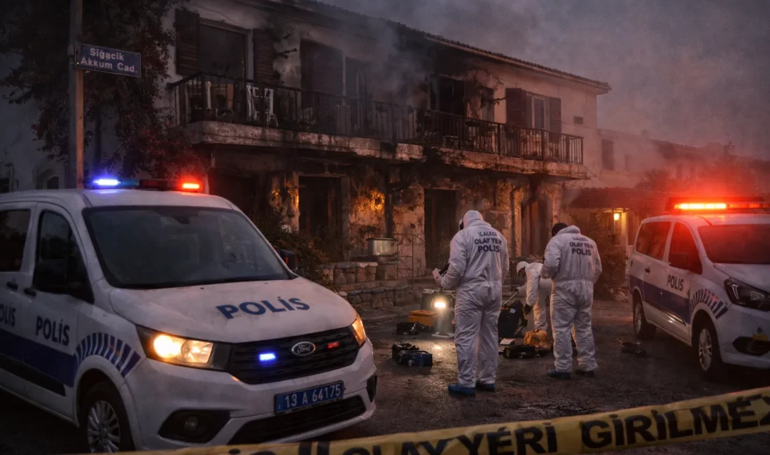 14 Şubat için Manisa’dan Seferihisar’a gelmişlerdi... Sabaha karşı odadan yükselen