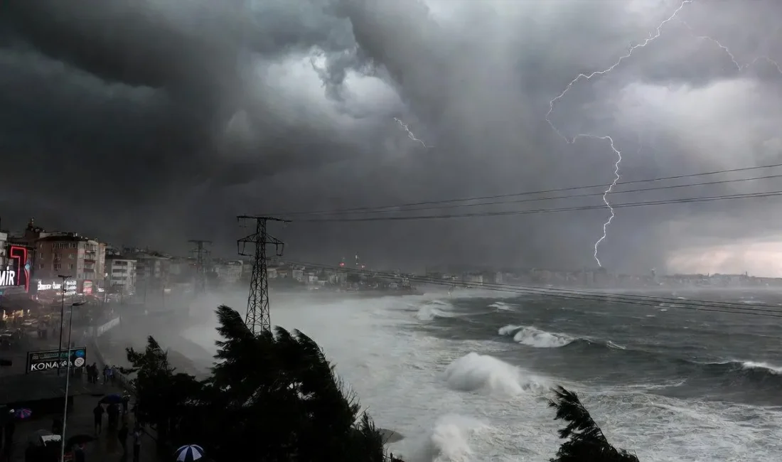 Meteoroloji'den kritik uyarı: Rüzgar hızı 80 km'yi, yağış miktarı 100