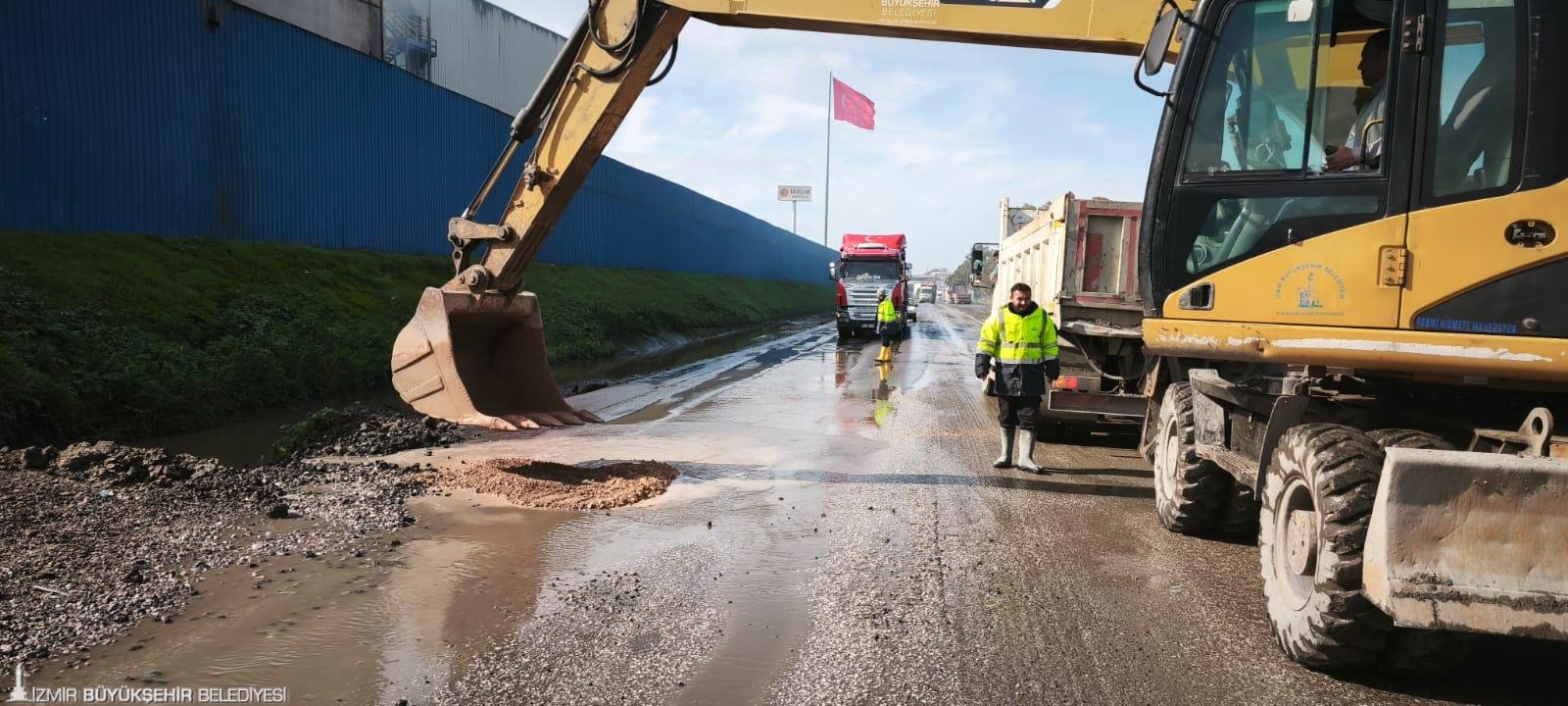 İzmir’de 8 Şubat 2026 tarihinde etkili olan şiddetli yağışlar, özellikle