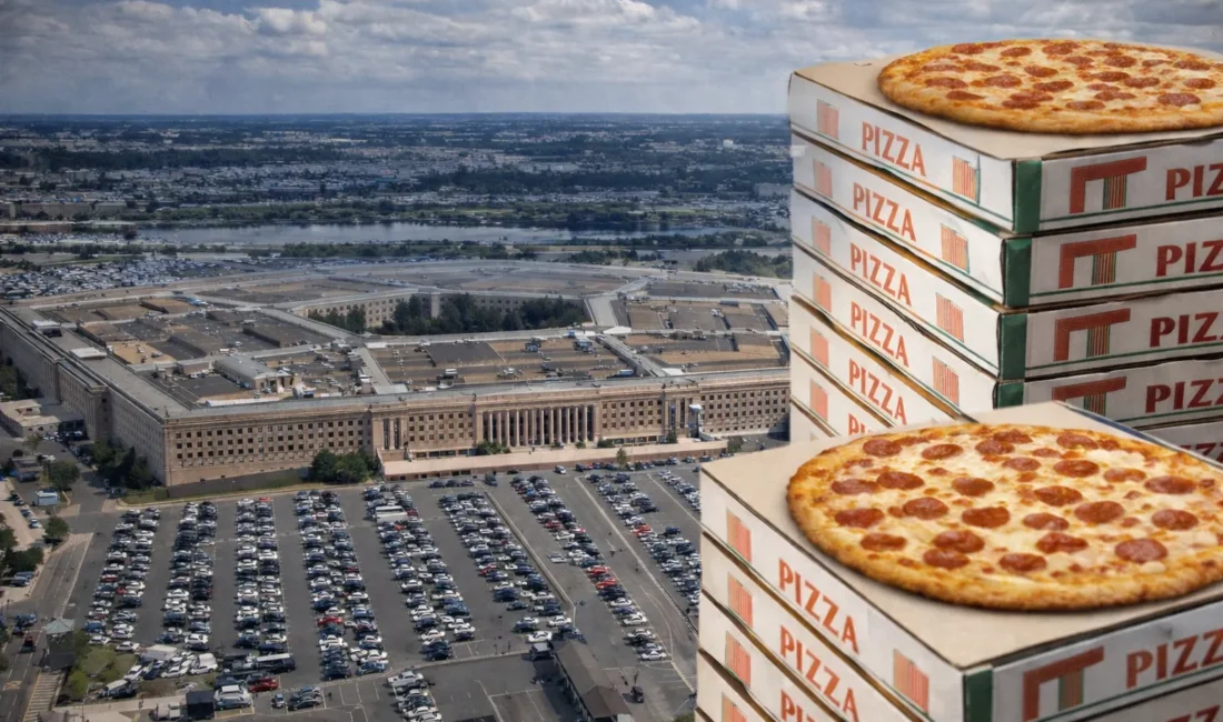 Washington’ın en bilinen gayriresmi kriz göstergesi olan “Pizza Endeksi” (Doughcon),