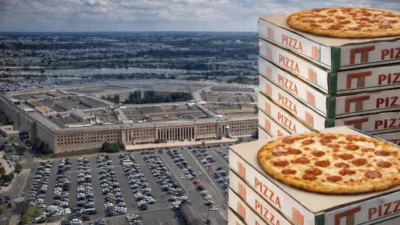 Washington’ın en bilinen gayriresmi kriz göstergesi olan “Pizza Endeksi” (Doughcon),