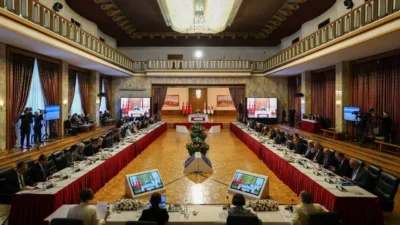 TBMM Başkanı Numan Kurtulmuş başkanlığında toplanan Milli Dayanışma, Kardeşlik ve