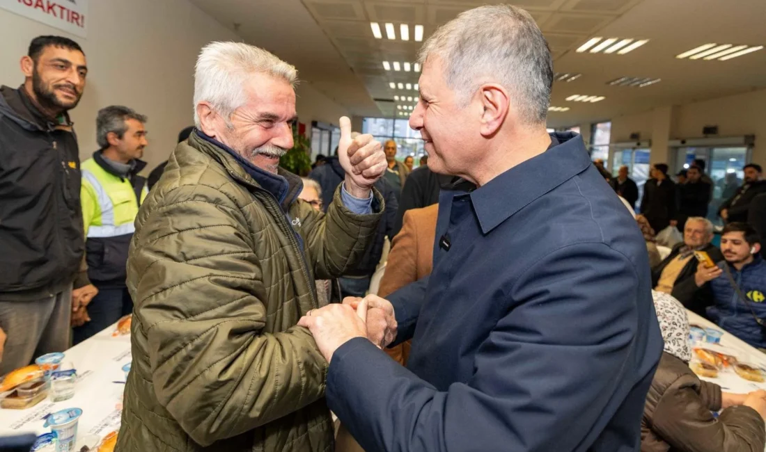 İzmir Büyükşehir Belediyesi, ramazan ayının onuncu gününde bereketli sofraları bu