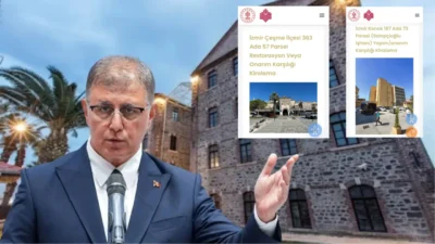 İzmir’de mülkiyet savaşında yeni perde! Büyükşehir Belediye Başkanı Cemil Tugay,