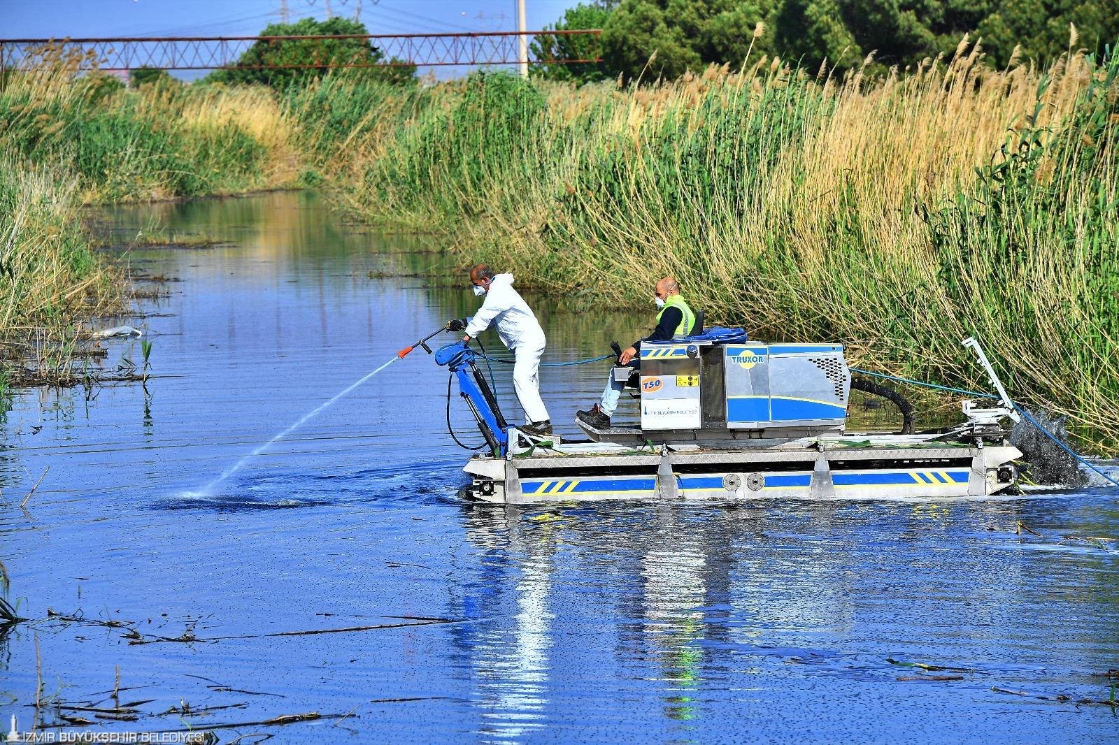 İzmir'de sivrisinekle mücadelede teknoloji sahada: Drone'larla 254 bin noktada ilaçlama