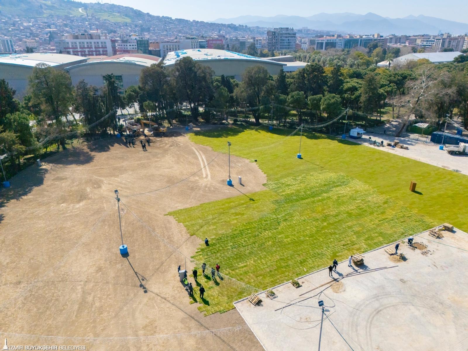 Kültürpark'ta 12 bin metrekarelik dev yeşil dönüşüm: İzmirlilerin yeni özgürlük alanı olacak