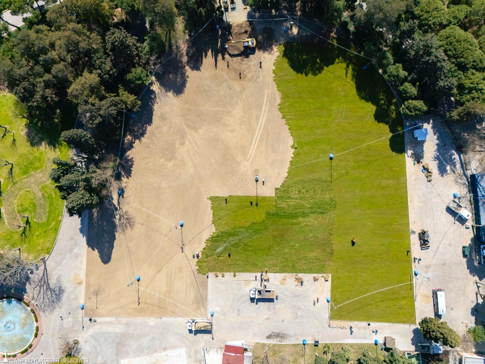 Kültürpark'ta 12 bin metrekarelik dev yeşil dönüşüm: İzmirlilerin yeni özgürlük alanı olacak