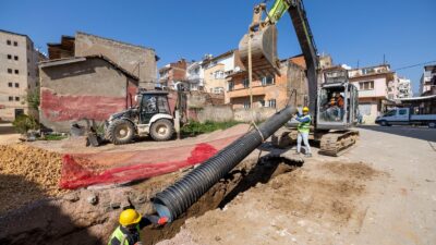 İZSU, Ödemiş’i şantiye alanına çevirdi! Yağmur suyu ayrıştırmada %90, içme