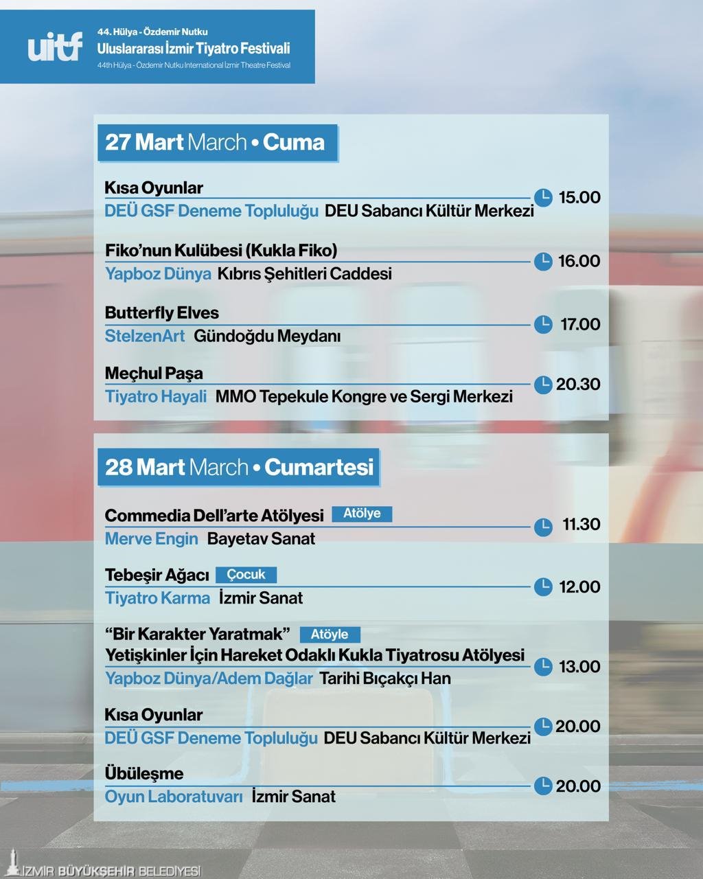 Uluslararası Hülya Özdemir Nutku Tiyatro Festivali başlıyor: İzmir tiyatroya, sanata doyacak