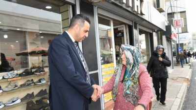 "Her zaman esnafımızın yanındayız!" diyen Onur Emrah Yıldız, Köyiçi Mahallesi’ni