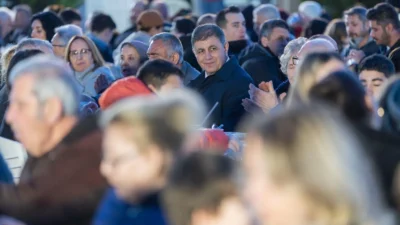 İzmir Büyükşehir Belediye Başkanı Dr. Cemil Tugay, Güzelbahçe'de düzenlenen iftarda