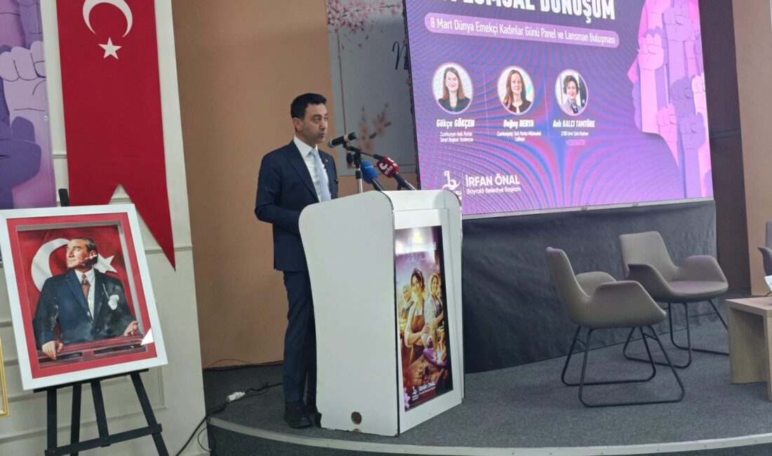 Bayraklı Belediye Başkanı İrfan Önal, 8 Mart’ta kadınların ekonomik zincirlerini