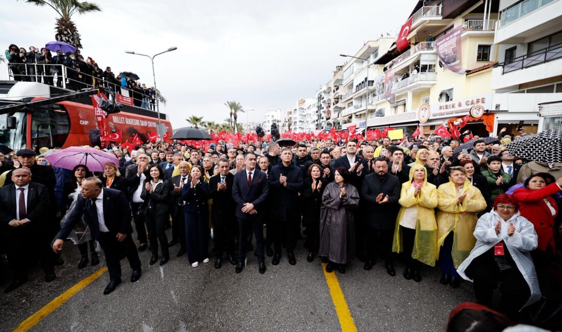 CHP’nin "Millet İradesine Sahip Çıkıyor" mitinglerinin 101. durağı Kuşadası, tarihi