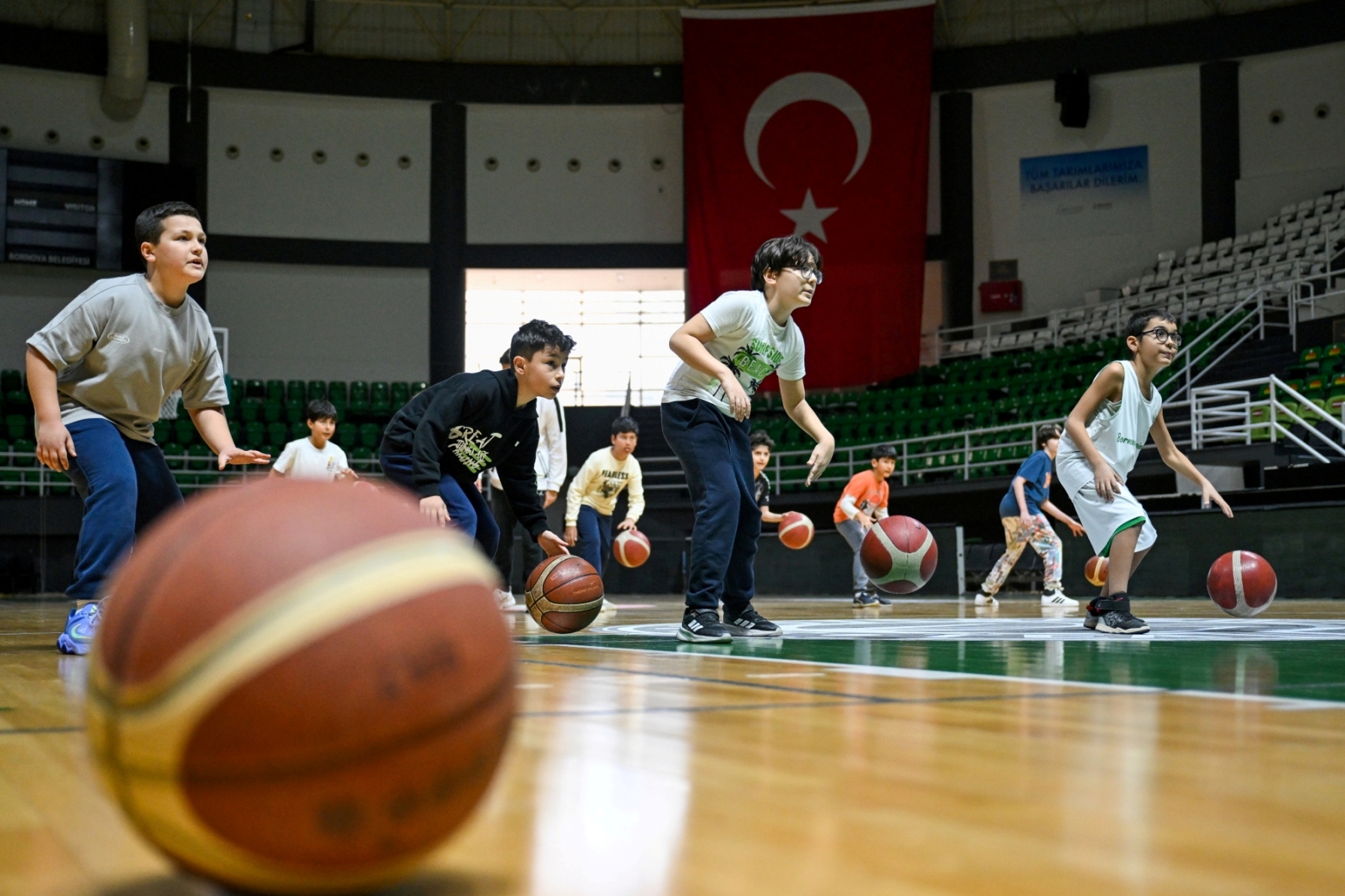 Potada gelecek var: Bornova’da çocuklar sporla büyüyor