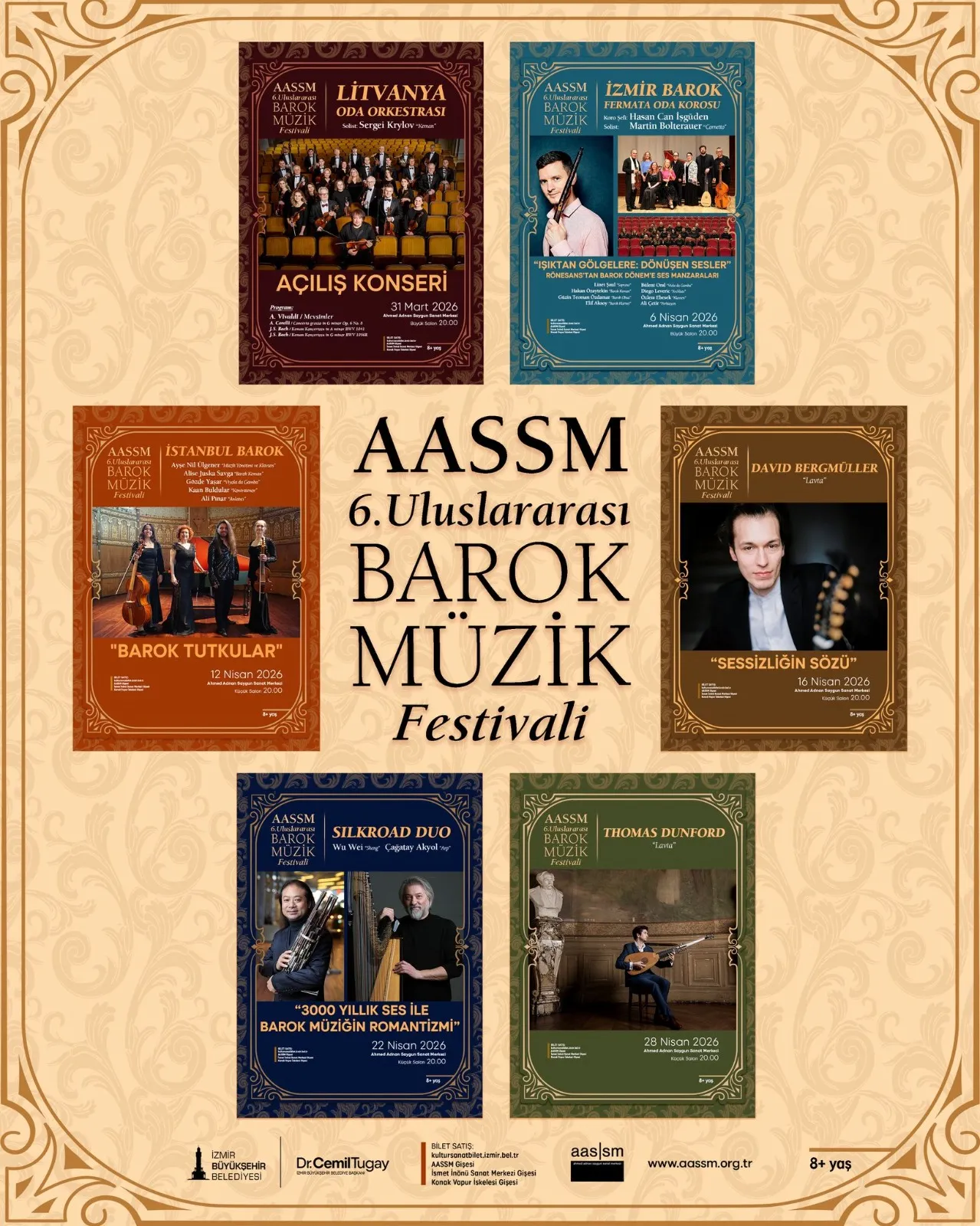 İzmir’de sanat maratonu başlıyor! AASSM’nin mart programı yıldızlar geçidi gibi