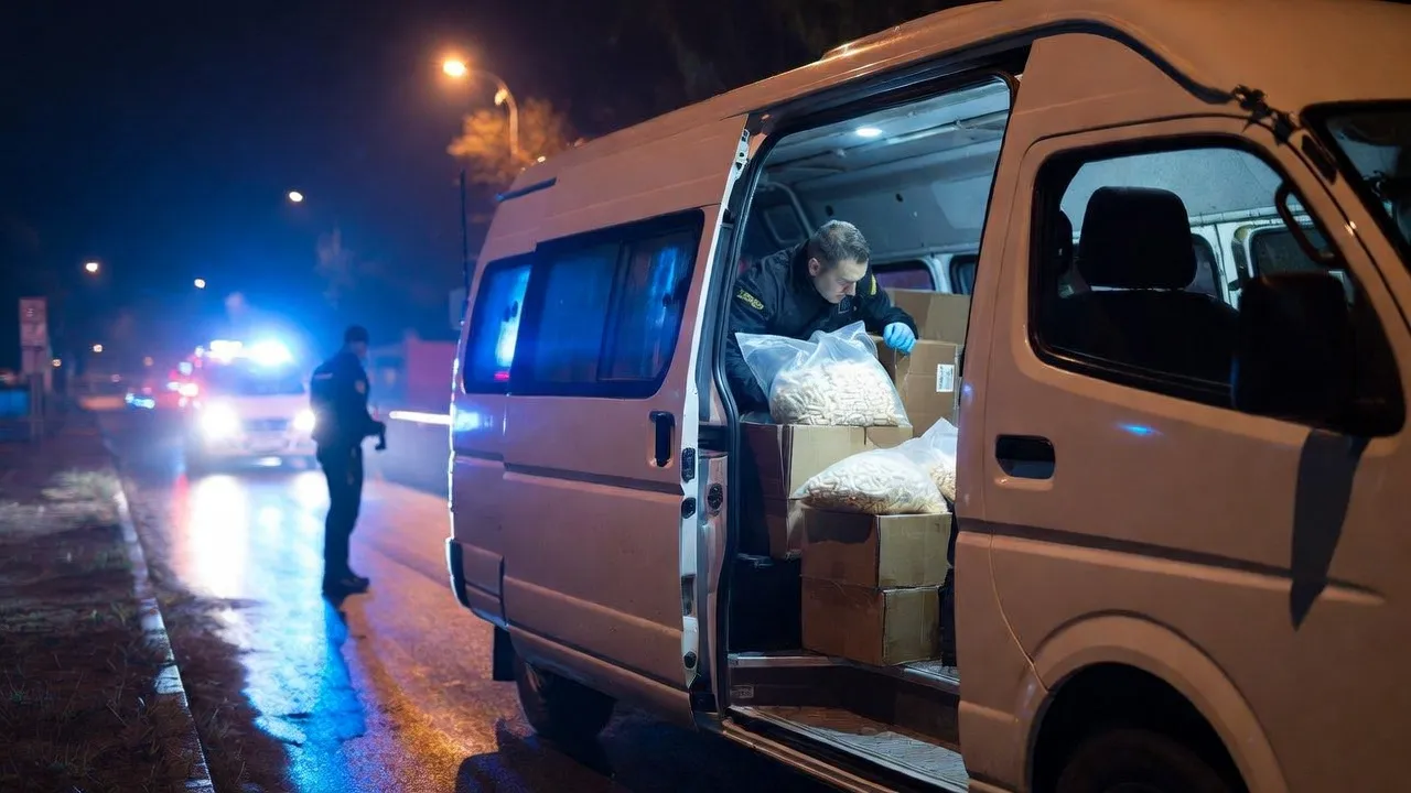 Bornova’da “Zehir" minibüsü durduruldu! 830 bin haplık sevkiyata polis engeli