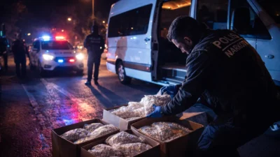 İzmir polisinden uyuşturucu tacirlerine ağır darbe! Bornova'da takibe alınan bir