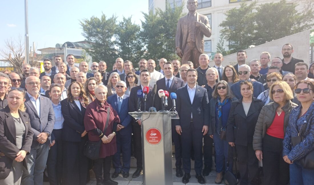 CHP İzmir İl Başkanı Çağatay Güç ve CHP İzmir Milletvekili