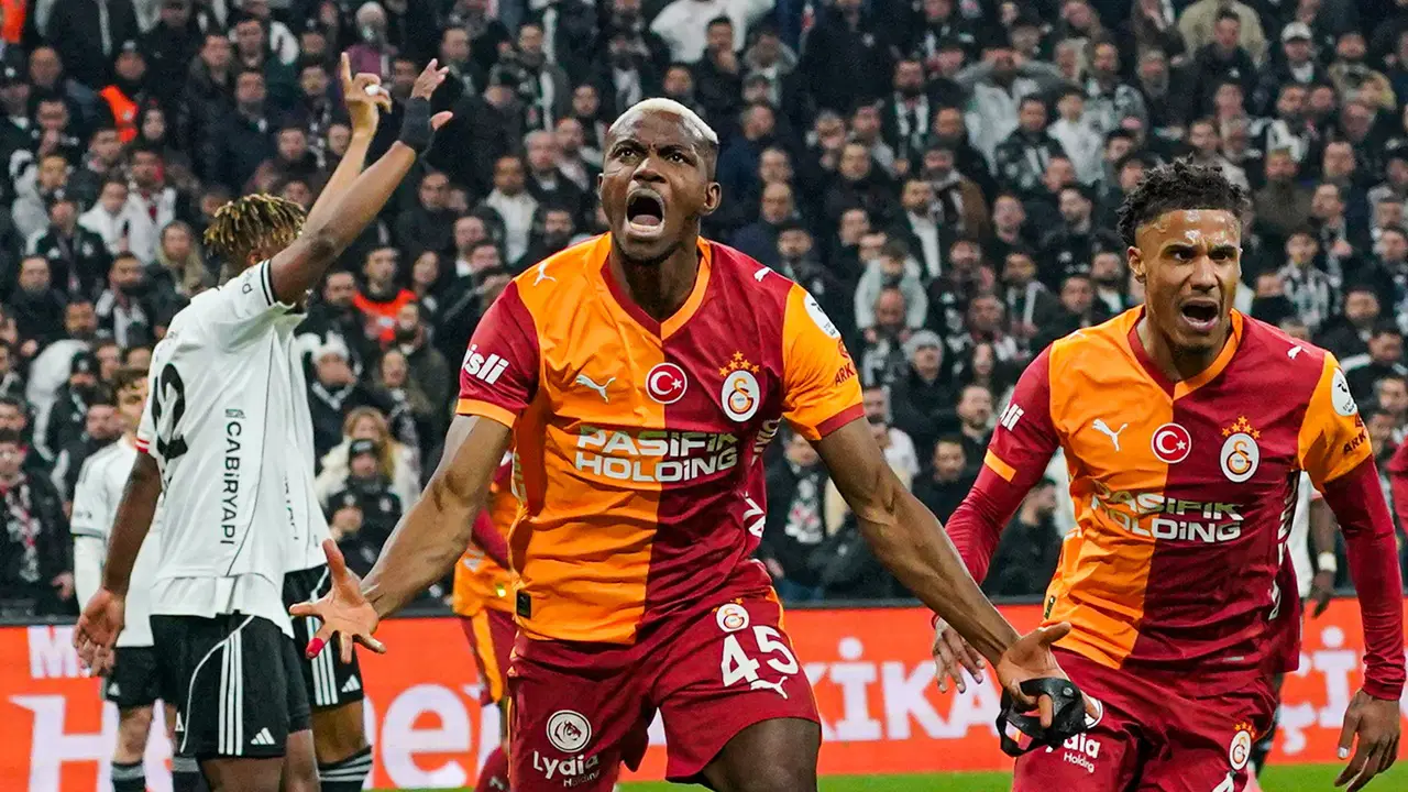 Galatasaray derbide Beşiktaş'ı tek golle devirdi
